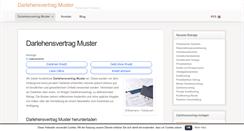 Desktop Screenshot of darlehensvertragmuster.com